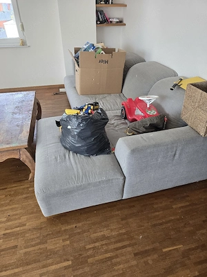 L Couch zu verschenken 
