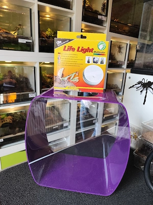 Lucky Reptile Terrarium , Live Box beere, gross, mit Beleuchtung neu, unbenutzt 