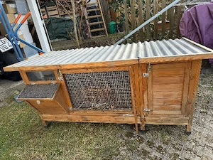 Kleintiergehege für Hasen, Meerschweinchen uswes für den Garten  zu verschenken  - 156x77x80cm