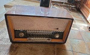 Vintage Röhrenradio Holzgehäuse 50er 60er Jahre Retro