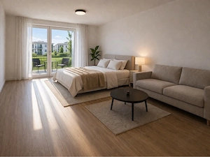 Erstbezug   Möblierte 1-Zimmer-Wohnung (41 m )   KfW 40   A+   Stellplatz inkl.   ab sofort