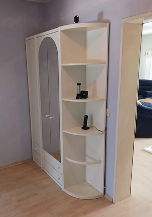 Garderobe -weiss- 2Teilig - gebraucht
