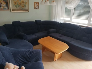 Große Couchgarnitur -mit Schlaffunktion - guter Zustand -