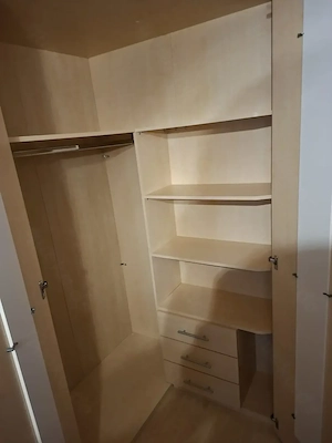 Eckkleiderschrank 1,27x1,13x2,16 m Schlafzimmer oder Kinder Jugend Kleiderschrank Bild 3