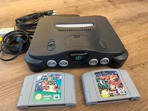 Nintendo 64 N64 Konsole + Super Mario 64 + Banjo Kazooie