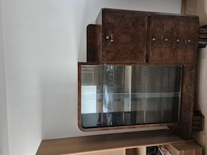 Vitrine Antik Nussbaum