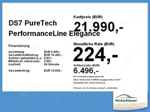 DS Automobiles DS 7 DS7 PureTech PerformanceLine AHK+Panorama+Focal Bild 4