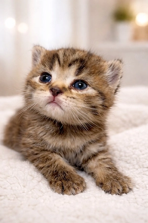 Katzenbabys bkh golden bleck  NY24 Getiegert 