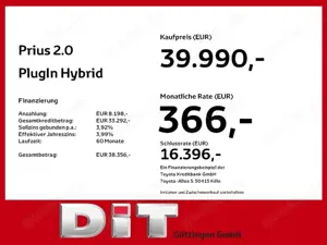 Toyota Prius 2.0 PlugIn Hybrid ACC FLA SpurH SpurW LM Bild 3