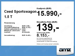 Kia Ceed SW / cee'd SW Ceed Sportswagon 1.5 T GT Line Glasdach*Memory Bild 4