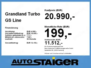 Opel Grandland Turbo GS Line Automatik, Navi, PDC, SHZ Bild 4
