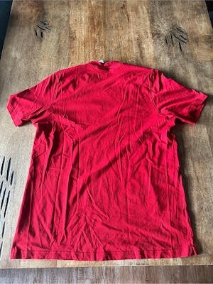 Adidas Shirt Rot L Weißes Brustlogo Bild 3