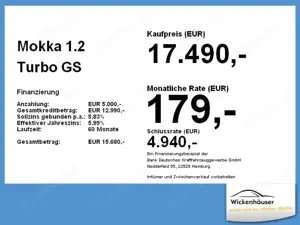 Opel Mokka 1.2 Turbo GS Line ACC+Navi+SHZ+Kamera Bild 4