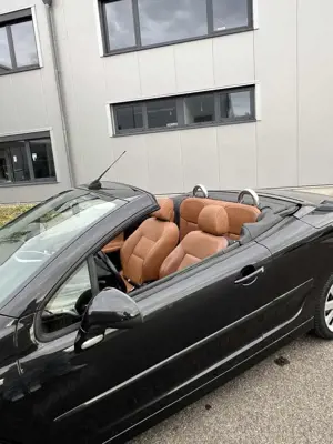 Peugeot 207 CC Cabrio | Schwarz/Braun | Top Zustand Bild 3