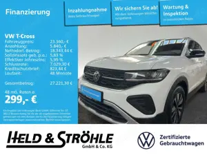 Volkswagen T-Cross GOAL 1.0 TSI LED NAV AHK SHZ PDC ACC DAB