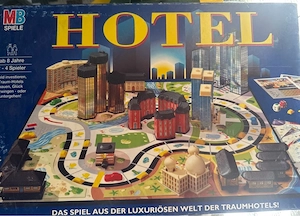 MB Hotel Brettspiel Gesellschaftsspiel Vintage