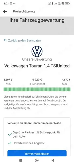 Volkswagen Touran 1.4 TSI United Bild 2