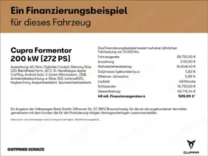 CUPRA Formentor VZ 1.5 TSI eHybrid Navigation Sitzheizung Bild 2
