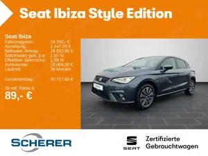 SEAT Ibiza Style Edition 1.0 TSI DSG CARPLAY SHZ KAM