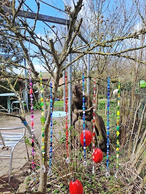 Sonnenfänger aus Glasperlen für den Außen- und Innenbereich 
