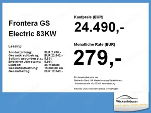 Opel Frontera GS Electric 83KW LED+Navi+SHZ+Kam.+PDC Bild 4