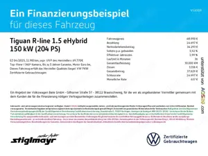 Volkswagen Tiguan R-line 1.5 eHybrid ACC+AHK+DCC+IQ-LIGHT Bild 2