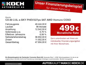 Mazda CX-80 2.5L e-SKY PHEV327ps 8AT AWD Homura COSO LED Bild 2