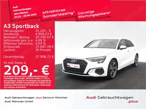 Audi A3 40 TFSI e S tronic Virtual/Navi+