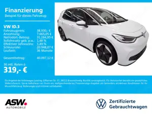 Volkswagen ID.3 Pro S LED Navi 360° HUD ACC SHZ Wärmepumpe