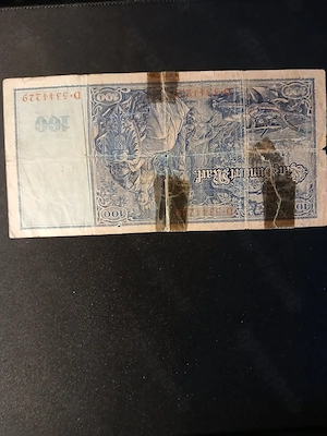 Banknote Reichsbanknote 100 Mark Berlin 1910