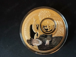 Inlay-Prägung Krügerrand 'Paul Kruger