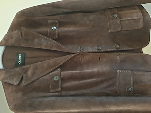 Wildlederjacke braun