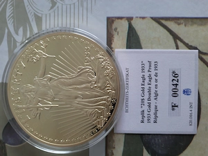 Gigantenprägung "Double Eagle von 1933
