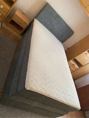 Boxspringbett mit Bettkasten inklusive Topper