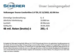 Volkswagen Touran 2,0 TDI Comfortline RFK/NAVI/Sitzheizung Bild 2
