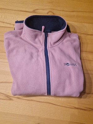 Trollkids Fleecejacke Mädchen Pink Blau 176