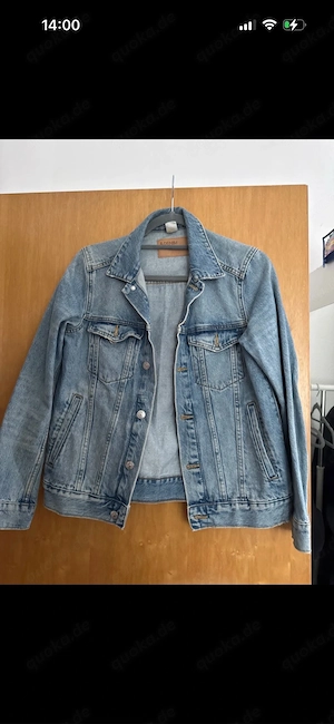 blaue jeans jacke 