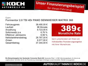 CUPRA Formentor 2.0 TSI 4Dr PANO SENNHEISER MATRIX 360 Bild 2