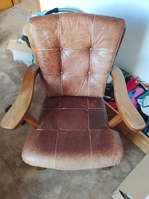 Lederstuhl zu verkaufen 