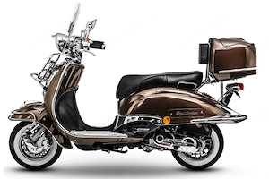 Retro Roller 125 ccm Edition Ausstattung + 2 Helme+ Regenanzug+ Abdeckung Tüv Neu VHS