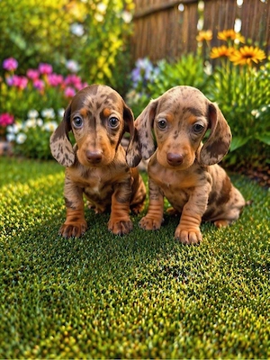 Zwei bezaubernde Zwergdackel-Rüden suchen liebevolles Zuhause