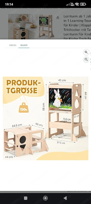 3in1 Lernturm Kinder OVP Neu 