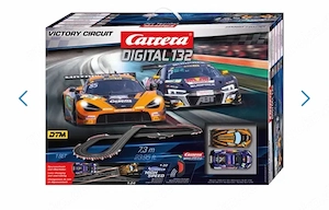 Carrera DIGITAL 132 Victory Circuit Rennbahn komplett mit 2 Autos   sehr guter Zustand 