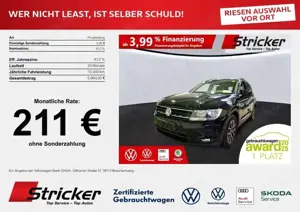 Volkswagen Tiguan 2.0 TSI DSG 4M 211,-ohne Anzahlung Standh. Navi