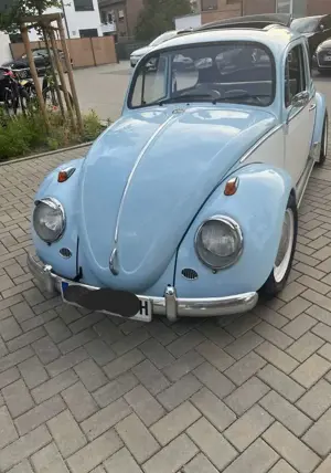 Volkswagen Käfer 1969 auf 1963 Modell umgebaut. Optik Dickholmer mit Faltdach