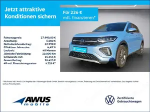 Volkswagen T-Cross 1.0TSI DSG R-Line