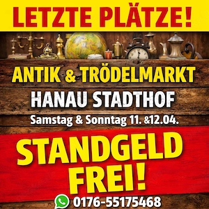 Antikmarkt Trödelmarkt Flohmarkt Hanau Stadthof 