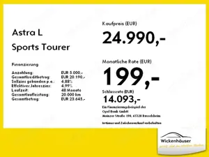 Opel Astra L Sports Tourer 1.2 Turbo Edition LED+SHZ Bild 4