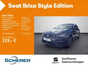 SEAT Ibiza 1.0 TSI Style LED FULL LINK SHZ