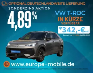Volkswagen T-Roc R-Line 1.5 eTSI OPF DSG 150 (Lager) BLACK/MATRI...